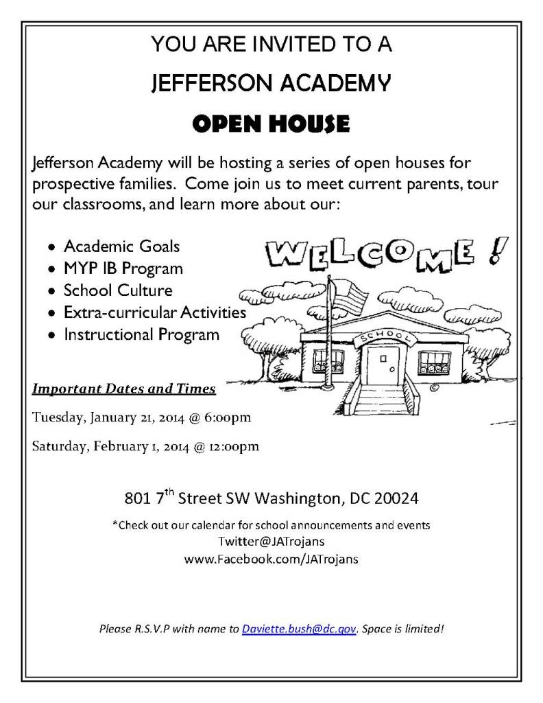 JA Open house flyer final